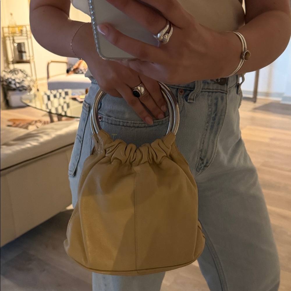 VTG leather handle bag✨✨